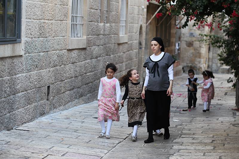 Miluji sledovat život v ulicích starého Jeruzaléma