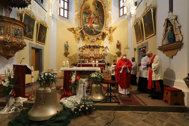 Mši svaté předsedal brněnský biskup Mons. Pavel Konzbul.