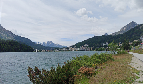 U jezera St. Moritz