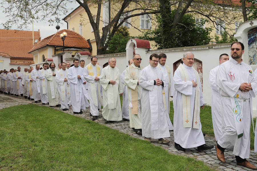 Vyvrcholením setkání byla mše svatá, které se zúčastnily desítky kněží z celé diecéze. 
