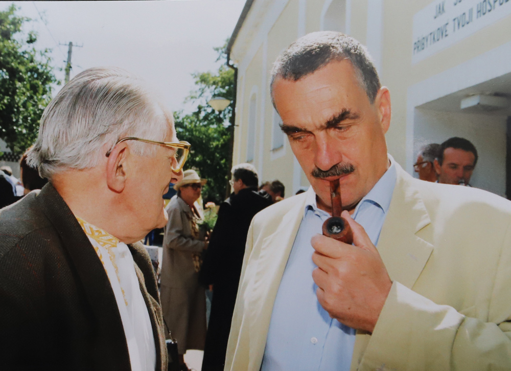Poprvé jsem Karla Schwarzenberga fotila v roce 2000 v Javorníku ještě na klasický film.