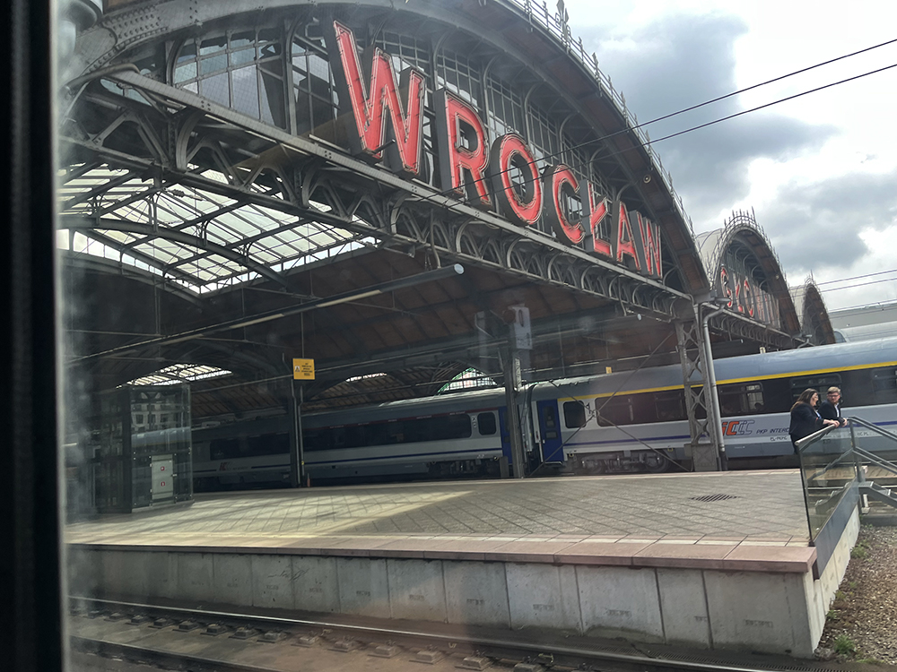 Na cestě do Gdaňska jsme jeli přes Wroclaw.