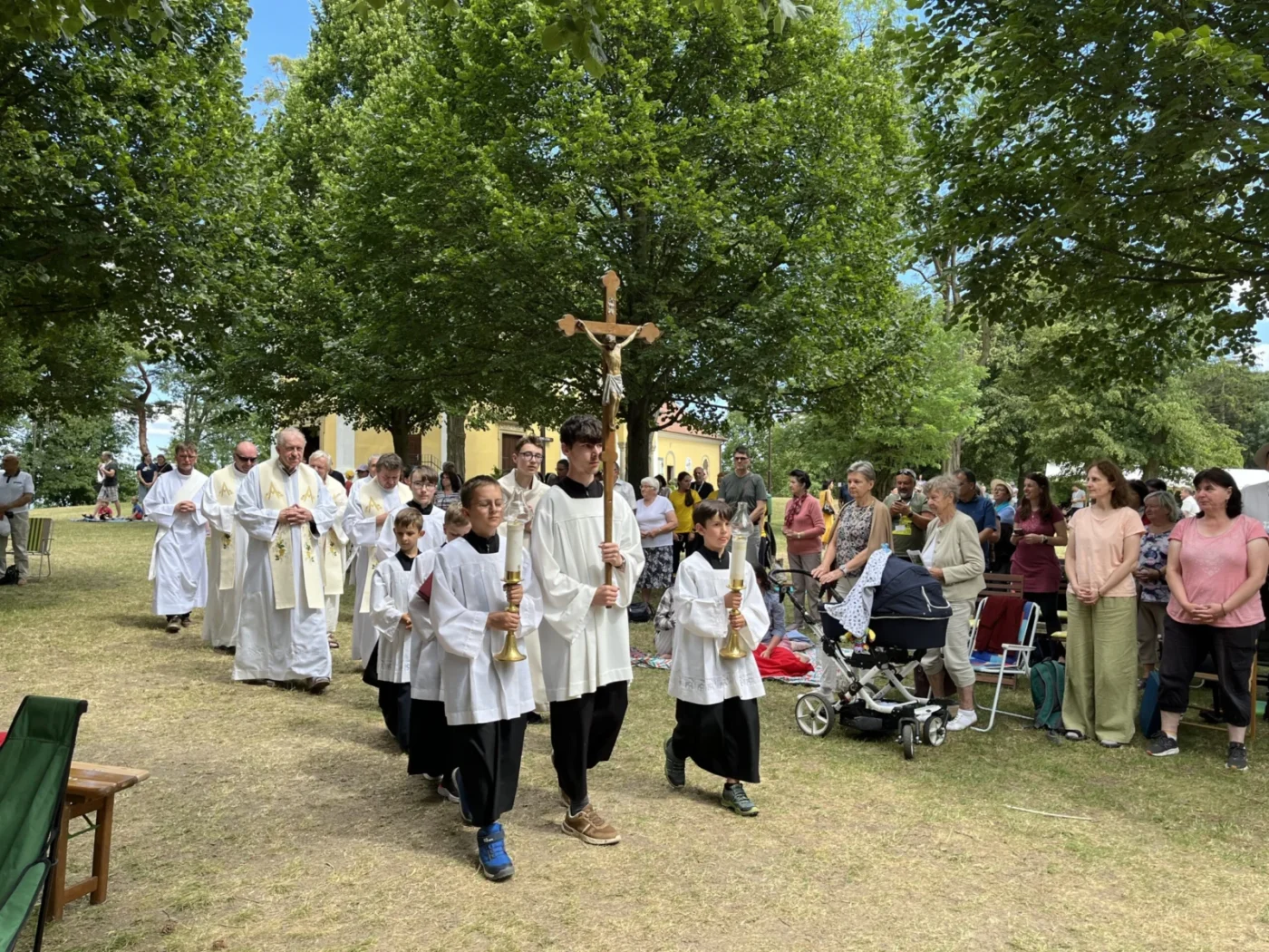 Začátek závěrečné mše svaté Duše Slovácka 4. 7. 2026. 
