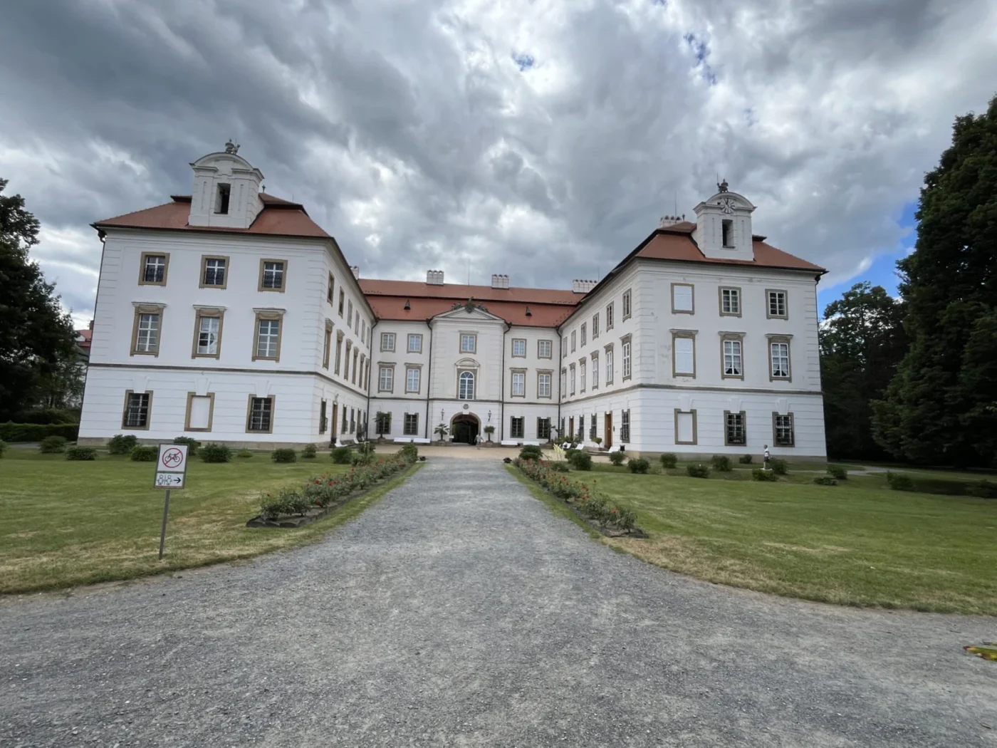 Zámecký park ve Vizovicích.