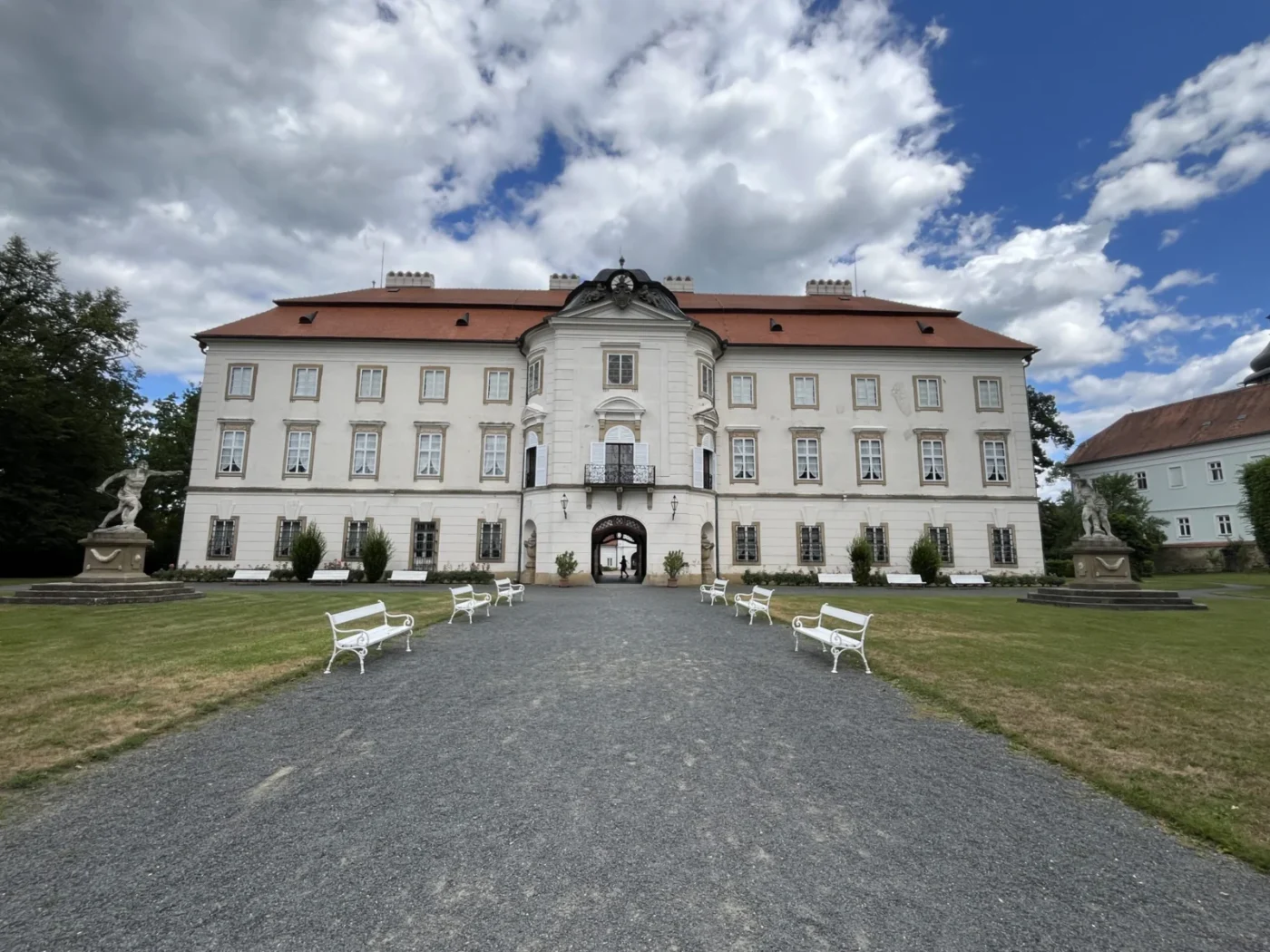 Zámecký park ve Vizovicích.