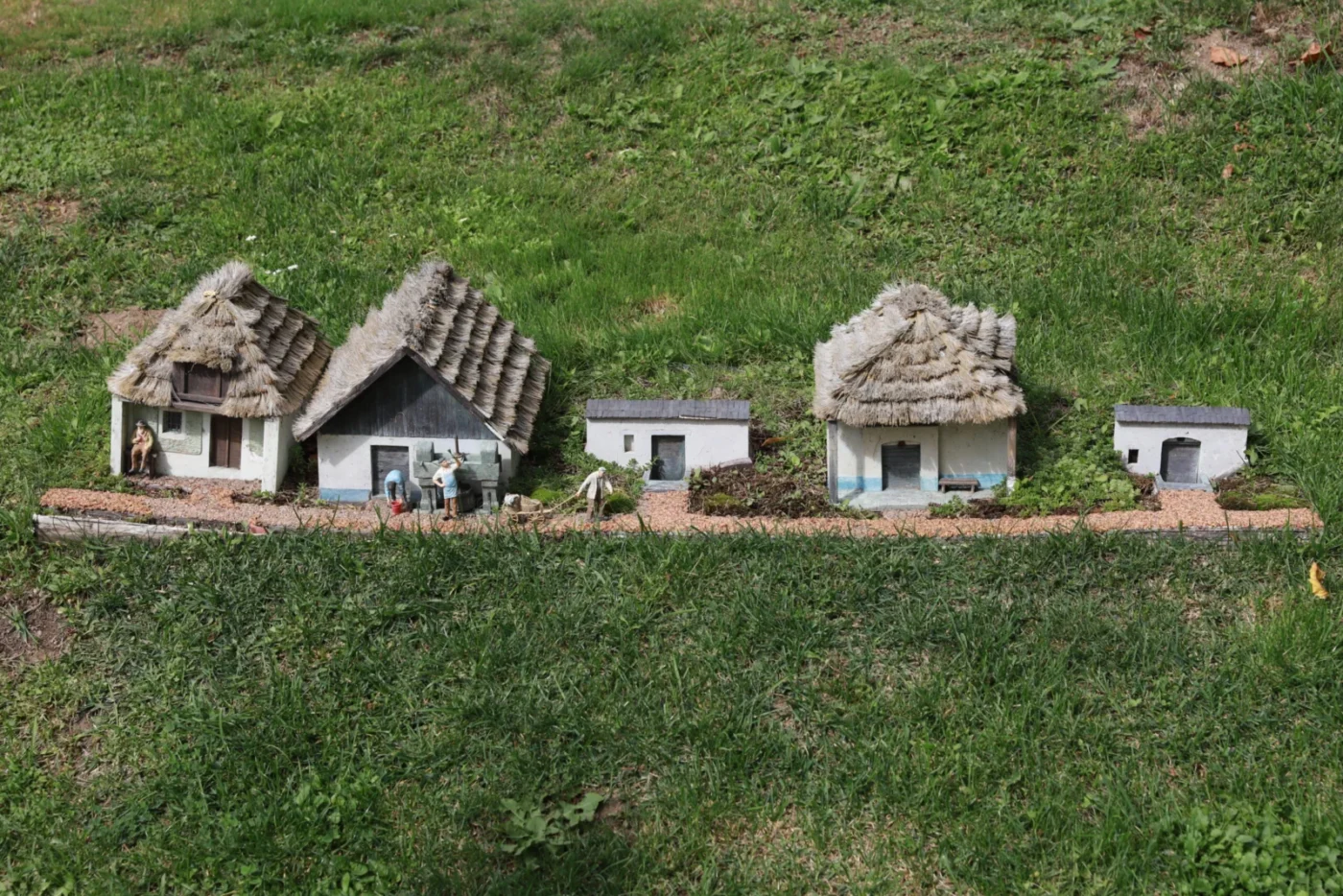 Vinařské búdy ze strážnického skanzenu.