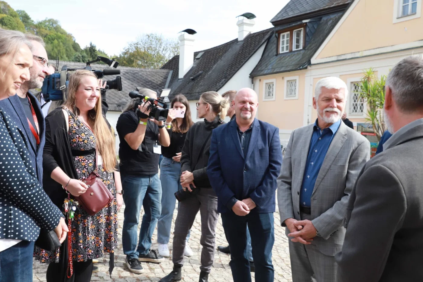 Kolegové novináři z Karlovaského kraje.