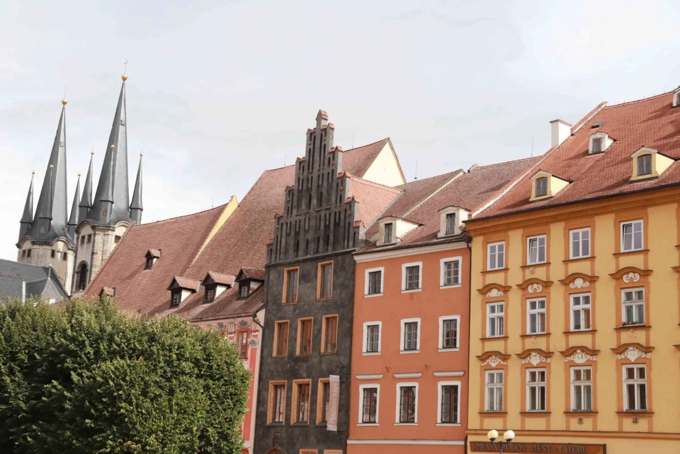 Historické centrum Chebu.