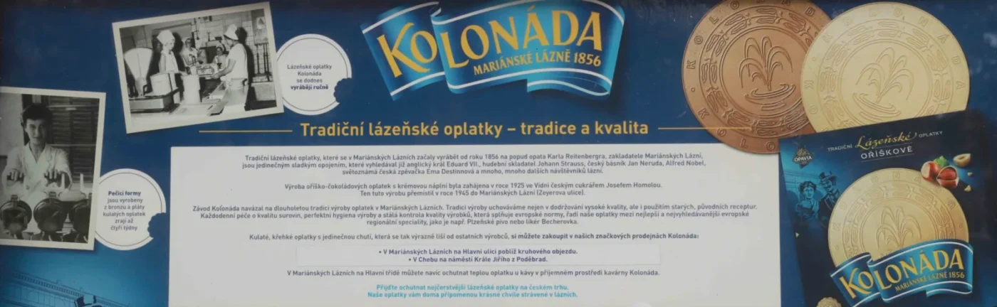 Výrobna výborných oplatků s tradicí. 