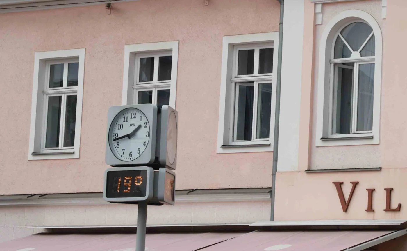 Měla jsem štěstí na luxusní počasí. 
